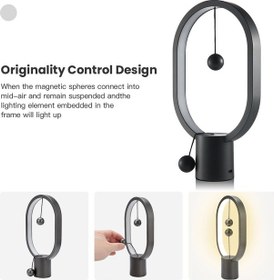 Resim Mini Denge Işık Yaratıcı Manyetik Led Gece Lambası 1 Adet 