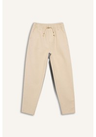 Resim Defacto Carrot Fıt Düz Paça Gabardin Pantolon Erkek Çocuk G6733a826sper134 Ekru-er134 