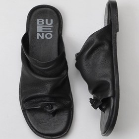 Resim Bueno Shoes Siyah Deri Kadın Parmak Arası Terlik 01wy2003 