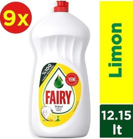 Resim Limonlu 9'lu Sıvı Bulaşık Deterjanı 1350 Ml 8681002963320 