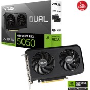 Resim Binbir Göz Bilgisayar Asus DUAL-RTX5050-O8G RTX5050 8gb Ddr7 128BIT 3xdp/1xhdmı 