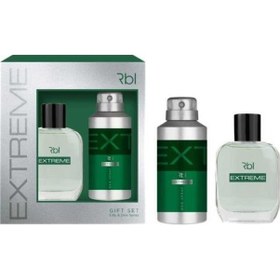 Resim Rebul Extreme Erkek Parfüm EDT 50 ML + Extreme Erkek Sprey Deodorant 150 ML 