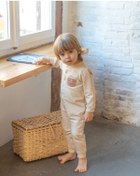 Resim MOOSE STORE BABY&KIDS Organik Pamuk Çıtçıtlı Bebek Çocuk Unisex Tulum 