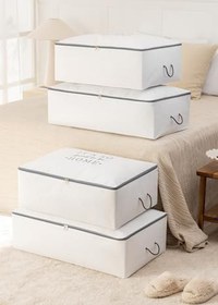 Resim 4'lü Baza Altı Yastık Yorgan Kazak Hurcu 