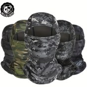 Resim Musion Motosiklet Balaclava - Nefes Alabilir Tasarımıyla Tam Yüz Maskesi, Dayanıklı Polyester, Bisiklet ve Sürüş İçin İdeal, Yetişkin Bedeni, Kamuflaj Desenleri, Koruyucu Kask|Kamuflaj Desenli Maske|Güvenli Uygun Tasarım 