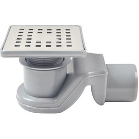 Resim Sukar Twisty 10x10 Kare Izgaralı Yer Süzgeci Ø50 Çap 1041-0575022-11 