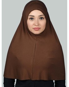 Resim Altobeh Hazır Türban Pratik Eşarp Tesettür Hijab - Namaz Örtüsü Xl Çikolata 