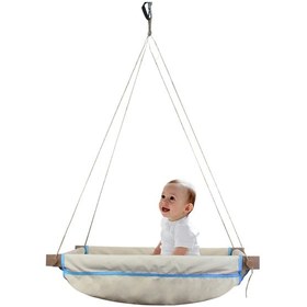 Resim Bundera Wise Asmalı Yaylı Hoppala Ahşap Bebek Hamağı 