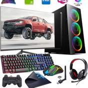 Resim COLLECT INTEL I5 4N 8GB 480GB SSD 4GB GTX1050TI 24" Monitörlü Oyun Bilgisayarı (Gaming SET) 