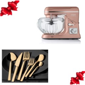 Resim Arzum Ar1129-g Crust Mix Duo Stand Mikser - Günbatımı- Eda 36 Parça Çkb Kampanyalı Set 