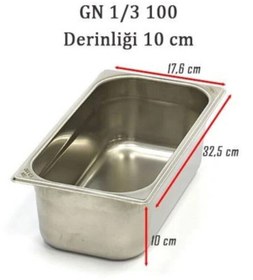 Resim ÜRET 1/3 100 GASTRONOM KÜVET (4 LT) 