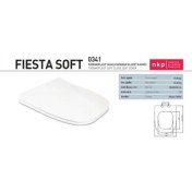 Resim Nkp Fiesta Soft Yavaş Kapanır Klozet Kapağı NKP0341 