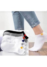 Resim Karayel Çorap Unisex Yazlık Spor Çorap Seti 5 Çift 