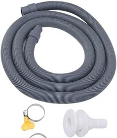 Resim 0.75 "x6.56ft Hortum Ve çek valflı 750gph Deniz Sintine Pompa Kiti, Ağır Hizmetli EVA+PE Drenaj Sistemi, Yatlar/tekneler Için 2 Paslanmaz Kelepçe Içerir 