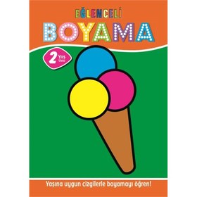 Resim Eğlenceli Boyama - 2 Yaş Üstü 4’lü Pastel Boya Hediyeli 