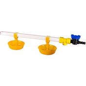 Resim TavPet Hindiler İçin Nipel Suluk Sistemi 40 Cm 2 Nipelli Büyük Yaylı Çanaklı 