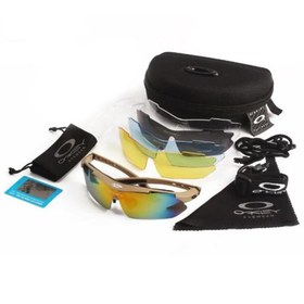 Resim okeymag Oаkley Polarize 5 Lensli Taktikal Gözlük / Tactical Gözlük / Airsoft Gözlüğü / Taktik Gözlük 