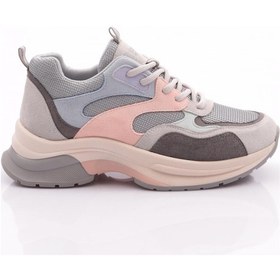 Resim Dgn 30162 Kadın Bağcikli Spor Ayakkabi Buz Multi 