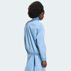 Resim adidas Originals Summer Glow Firebird Kadın Mavi Jean Ceket (KW8757) 