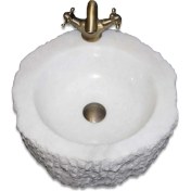 Resim Mym Kristal Beyaz Batarya Çıkışlı Patlatma Lavabo 