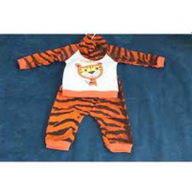 Resim Beyzababykids %100 Pamuk Tiger Nakışlı Erkek Bebek 3Lü Alt Üst Takım Çok Renkli 