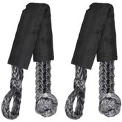 Resim Lemestar "17 Tonluk Esnek Çekme Halatı - Araç Kurtarma, Römork Ve Vinç İçin Dayanıklı Çekme Kayışı" 