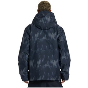 Resim Dc Dc Basis Print Erkek Siyah Snowboard Ceketi Xkk 