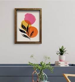 Resim Bk Gift Otel Odası Konseptli Doğal Masif Ahşap Çerçeveli Tablo 45 (551119921) 