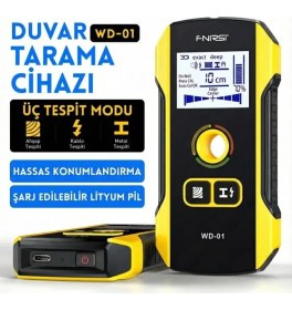 Resim Fnirsi Fnırsı Wd-01 Metal Dedektörü Duvar Tarayıcı 