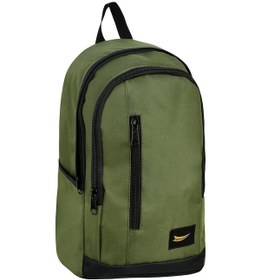 Resim Düz Spor Sırt Çantası Yeşil Çok Renkli 