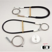 Resim BMW 1 E87 2003-2012 5-Kapı HB İçin Ön Sağ Cam Kriko Tamir Seti 