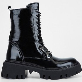 Resim Valmenti Kadın Sıyah Krsk Rgn Hakiki Deri Casual Bot 926 2208-1 Bn Bot Sk23/24 Siyah 