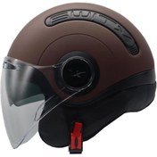 Resim Nexx SX.10 YARIM KASK KAHVERENGİ 