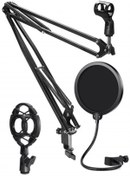 Resim Lastvoice Nb39hyp Set Stüdyo Mikrofon Için Stand Shock Mount Filtre (35X35 CM) 
