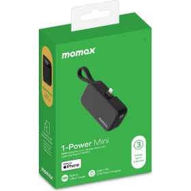 Resim Momax Power Mini 5000 Mah 20W 3 In 1 Lıghtnıng Powerbank 