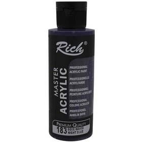 Resim Rich Akrilik Boya Master 120 CC Gece Mavisi 120-183 