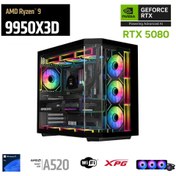 Resim ETERNAL POWER RYZEN 9 9950X3D 32G DDR5 2TB M.2 RTX 5080 X870 WIFI 1000W 360M 
