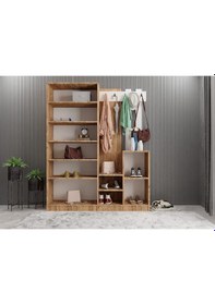 Resim Moon Portmanto Vestiyer Çam Beyaz-180 cm 