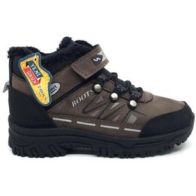 Resim Taşpınar T-rocs Erkek Rahat Çocuk Kışlık Kısa Bot Spor Ayakkabı 26-35 Vizon 