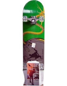 Resim Xslide Skateboard Kaykay-yeşil-siyah Yeşil 