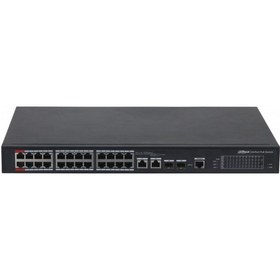 Resim DAHUA PFS4226-24ET-240 24 PORT 10/100 2xSFP 240W YONETILEBILIR PO 