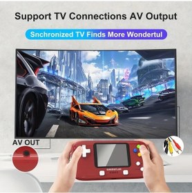 Resim Xuweiwei Ps Taşınabilir Oyun Konsolu 7.11cm Hd Ekran Uzun Ömürlü Pil Tv Av Usb Bağlantısı Kırmızı Retro Oyun Mini Konsol El Tipi Oyun Konsolu 
