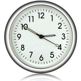 Resim Car Clock Arabanız için Gece Fosforlu Şık Otomatik Saat-Beyaz 