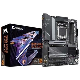Resim Gigabyte B650 AORUS ELITE AX v2 WIFI6E DDR5 HDMI-DP PCIE 4.0 AM5 ATX 