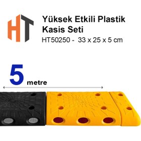 Resim Hayat Trafik Yüksek Etkili Plastik Kasis Seti 33x25x5 cm 5 Metre 