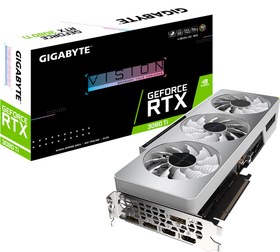 Resim Gigabyte GeForce RTX 3080 Ti Vision OC 12G 12GB GDDR6X 384 Bit LHR Ekran Kartı 