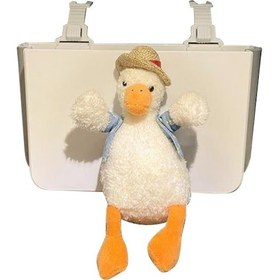 Resim Ördek Desenli Katlanır Başlık Askı Çantası Huiliang 