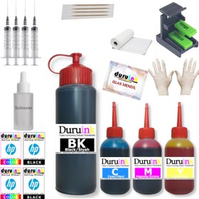 Resim Duruink Canon Ip1600 Ip1700 Ip1800 Kartuş Dolum Seti (pg 40 Cl 41) 500ml Siyah+3x100ml Renkli Uyumlu 