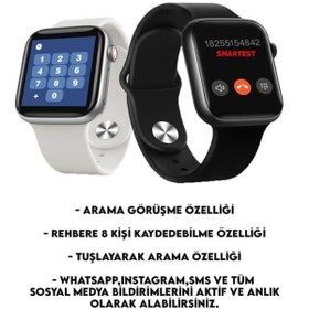 Resim DigiMonster Yan Tuş Aktif Akıllı Saat Arama Bildirim Okuma Amoled Tam Ekran Iphone Android Destek Türkçe 