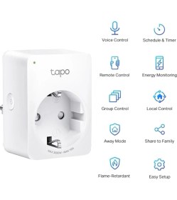 Resim tapo p110 mini wi-fi akıllı priz tekli paket 